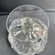 Coupe à fruits art nouveau en cristal moulé