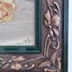 Antique original flower oil painting, yellow roses still life art