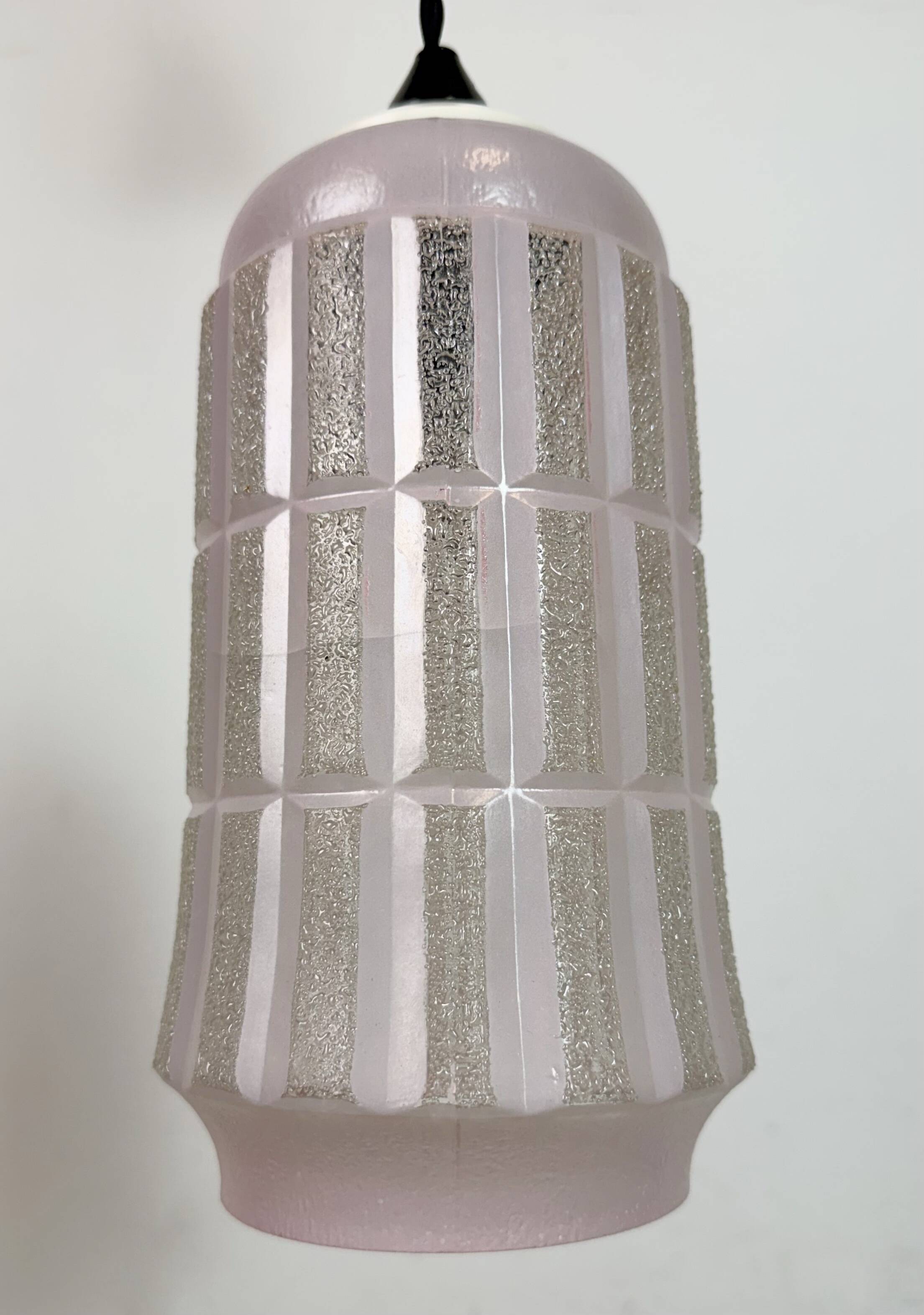 Vintage Glass Ceiling Light, 1970s