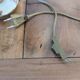Lampe vintage en onyx et laiton