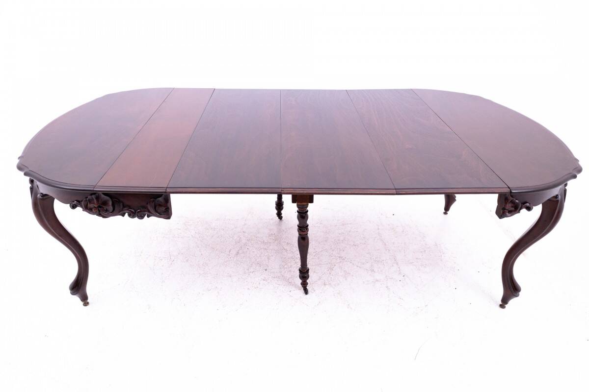 Mahogany table, Western Europe, circa 1920.