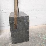Tabouret caisse à outils en bois