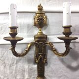 Paire d'applique en bronze st louis XVI