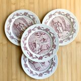 4 talking plates 70's