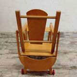 Transformable antique doll high chair
