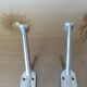 Pair of aluminum patères Art Deco 30 years 40