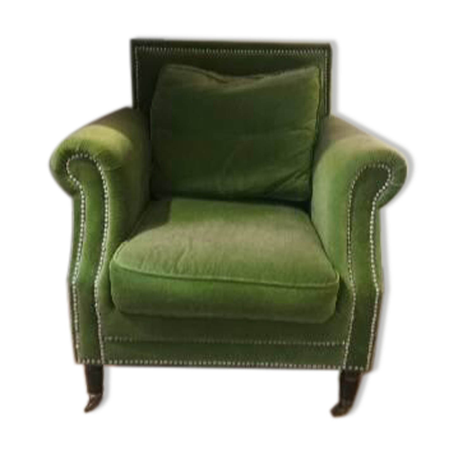 Vintage wheel armchair