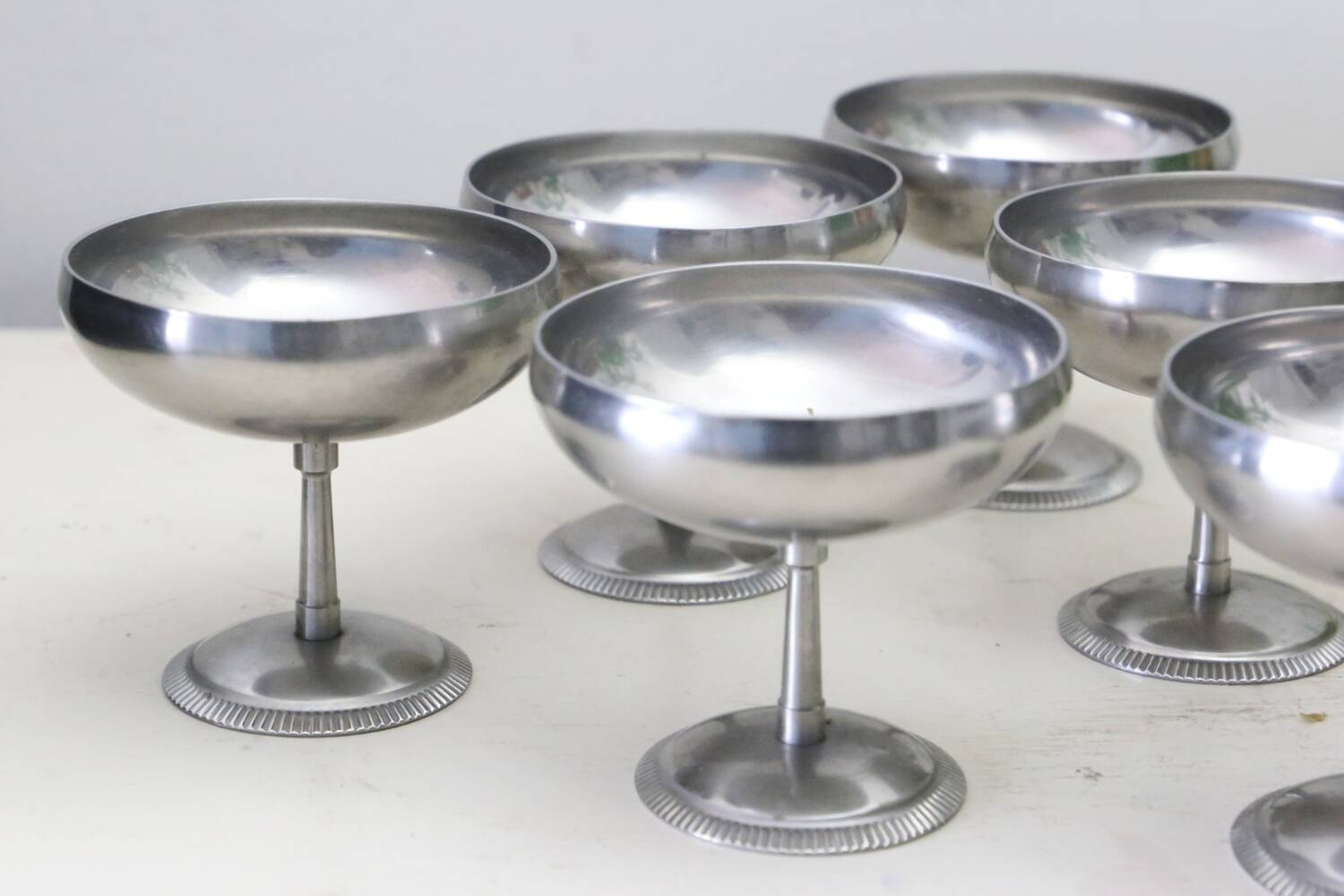 Set of 6 Letang Rely stainless steel cups