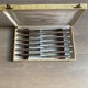 Service 12 silver metal knives
