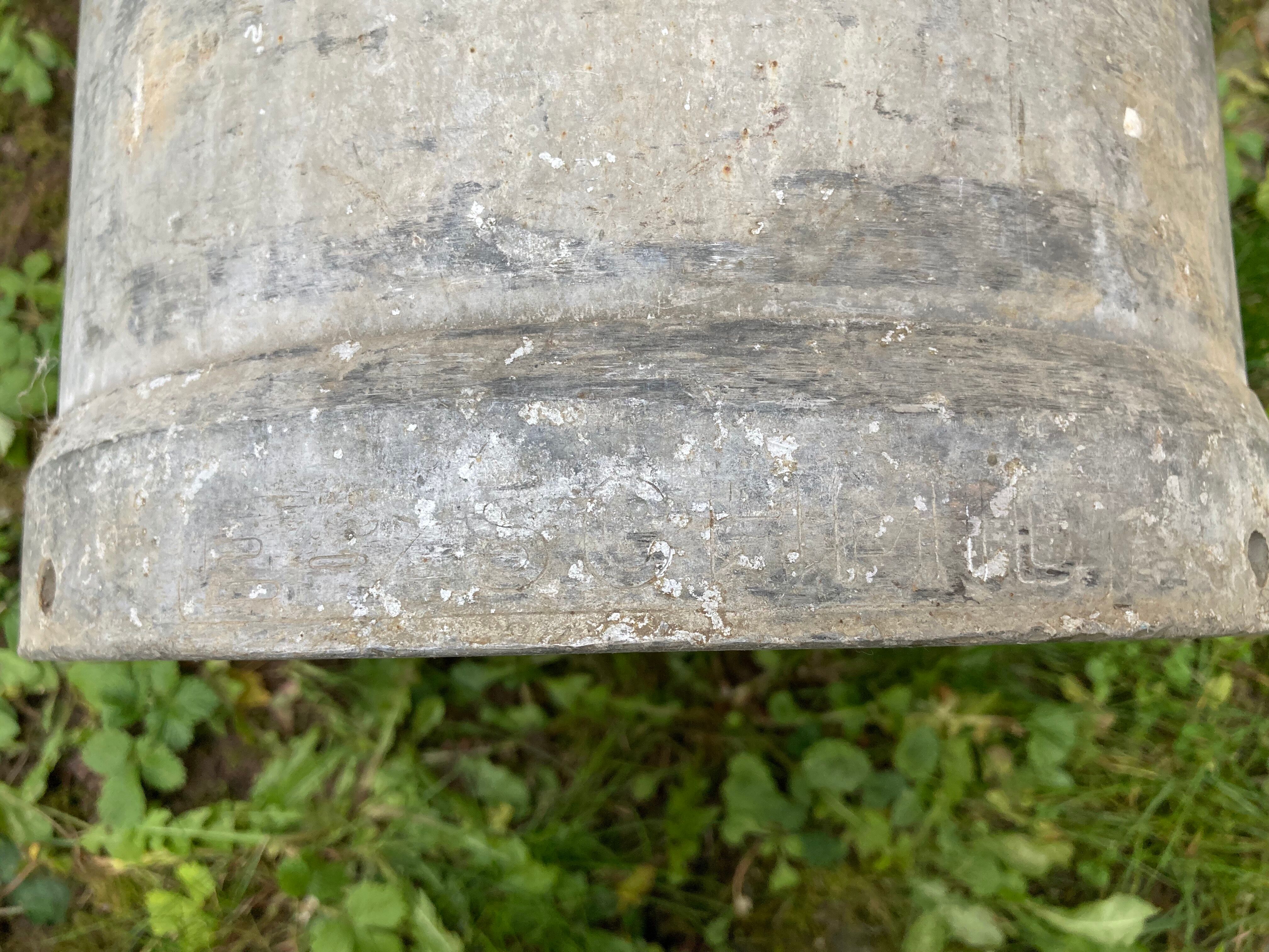 Farm milk jar aluminum canister