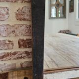 Teak mirror