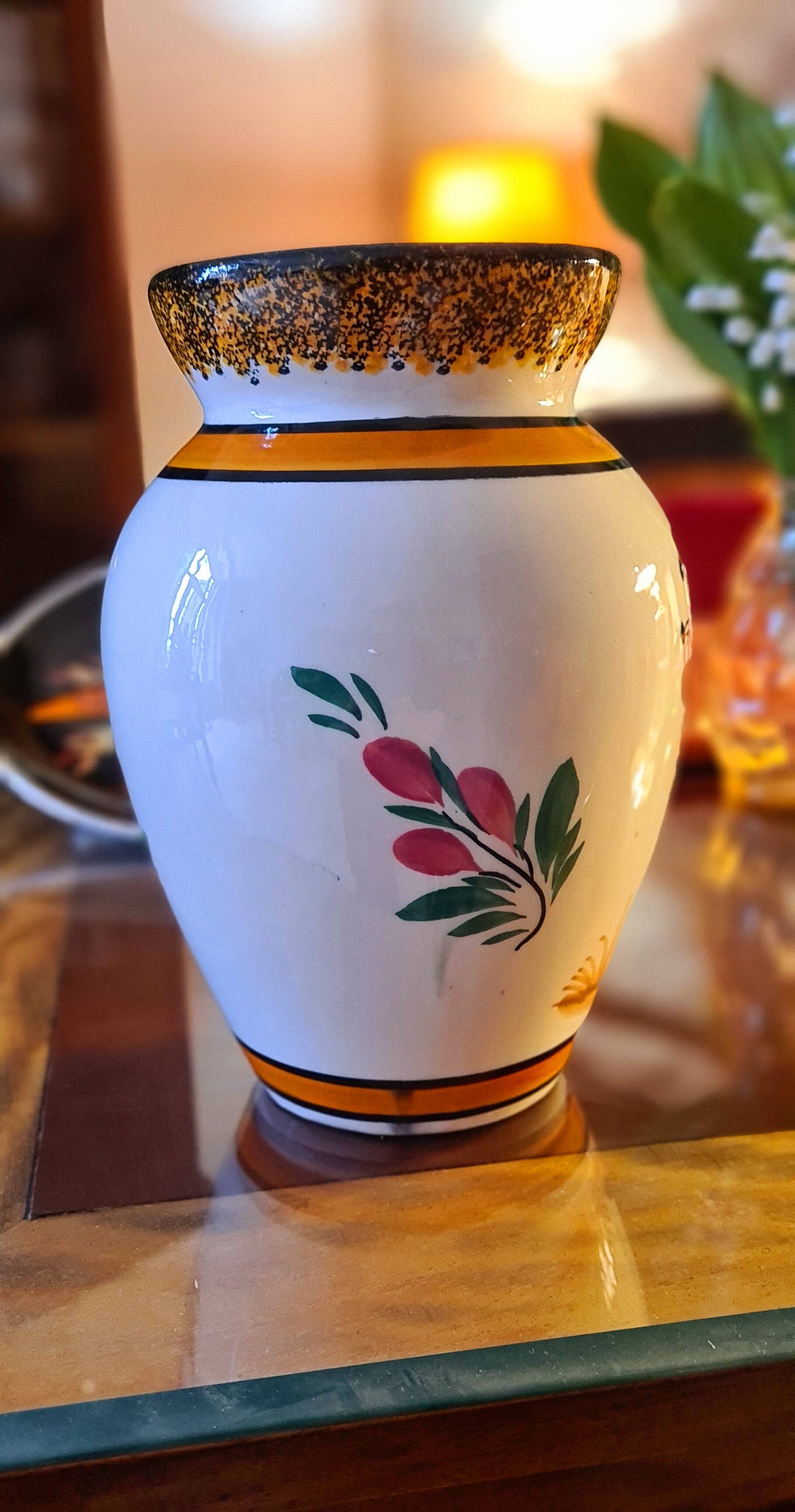 Henriot Quimper Vase