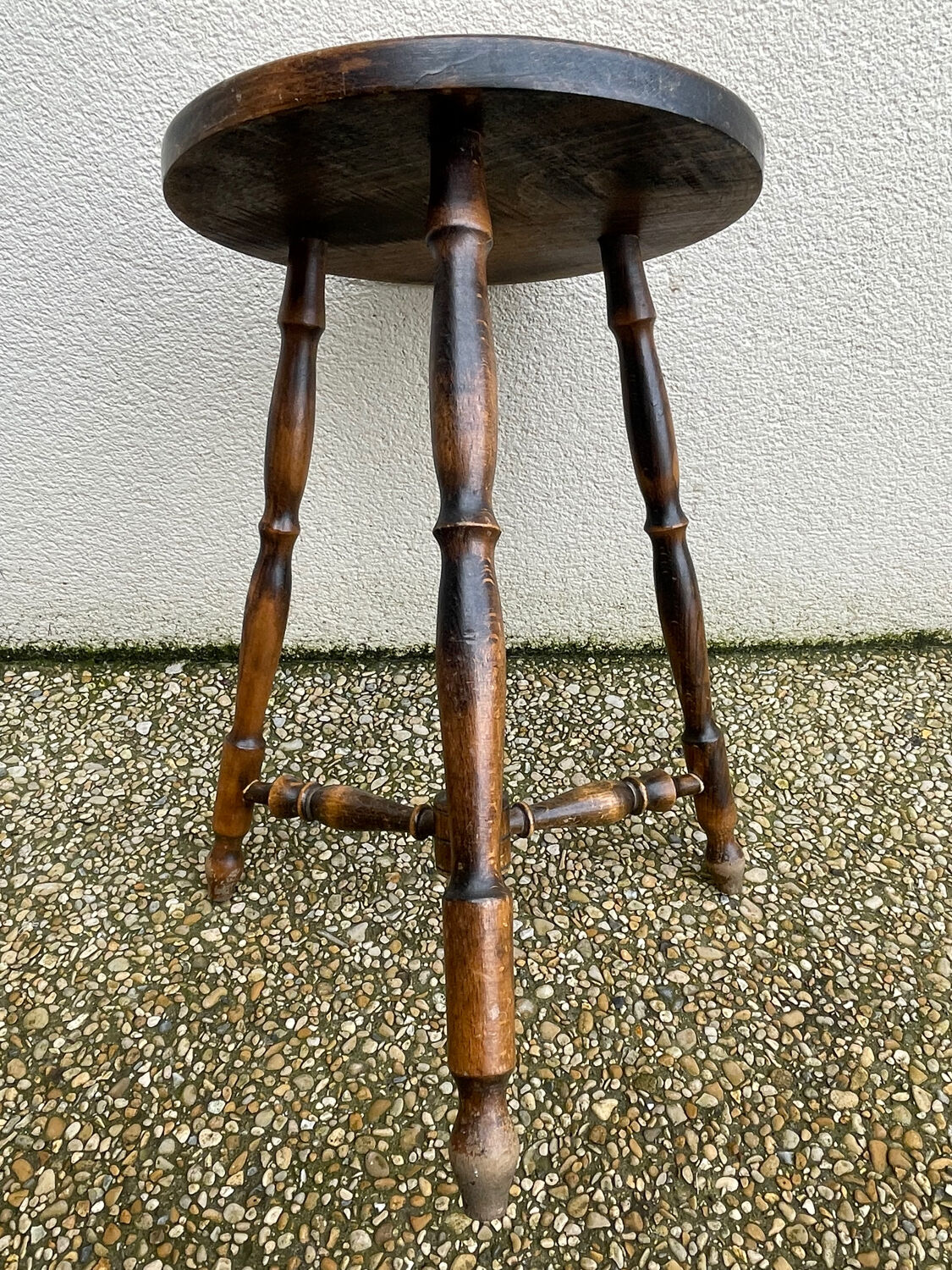 Beech tripod stool