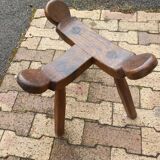 Brutalist tripod stool