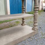 Table de drapier en bois style antique