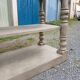 Table de drapier en bois style antique