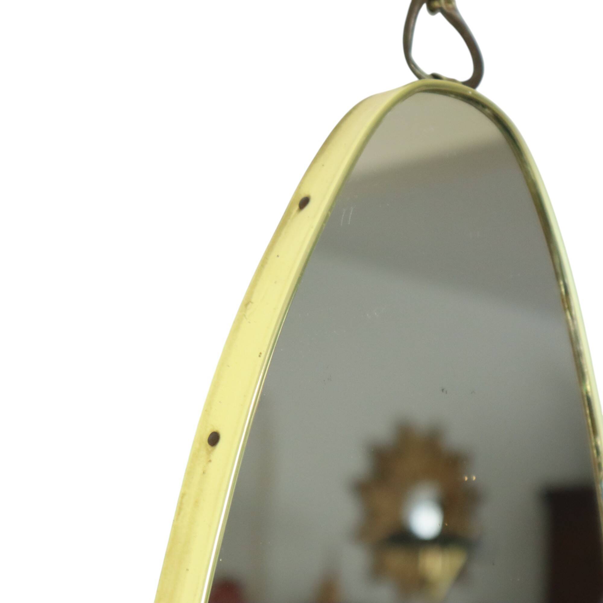 Mid Century Modern Freeform Mirror 50s Rockabilly