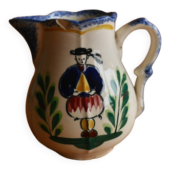 Breton earthenware carafe - Faïencerie de Pornic