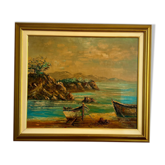 Old signed painting