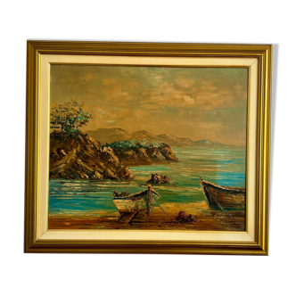 Peinture ancienne signée