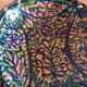 Hollow dish cut Paul Yvain Keraluc earthenware Quimper vintage