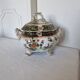 Saucière antique avec couvercle Maçons en porcelaine anglaise Chinoiserie F
