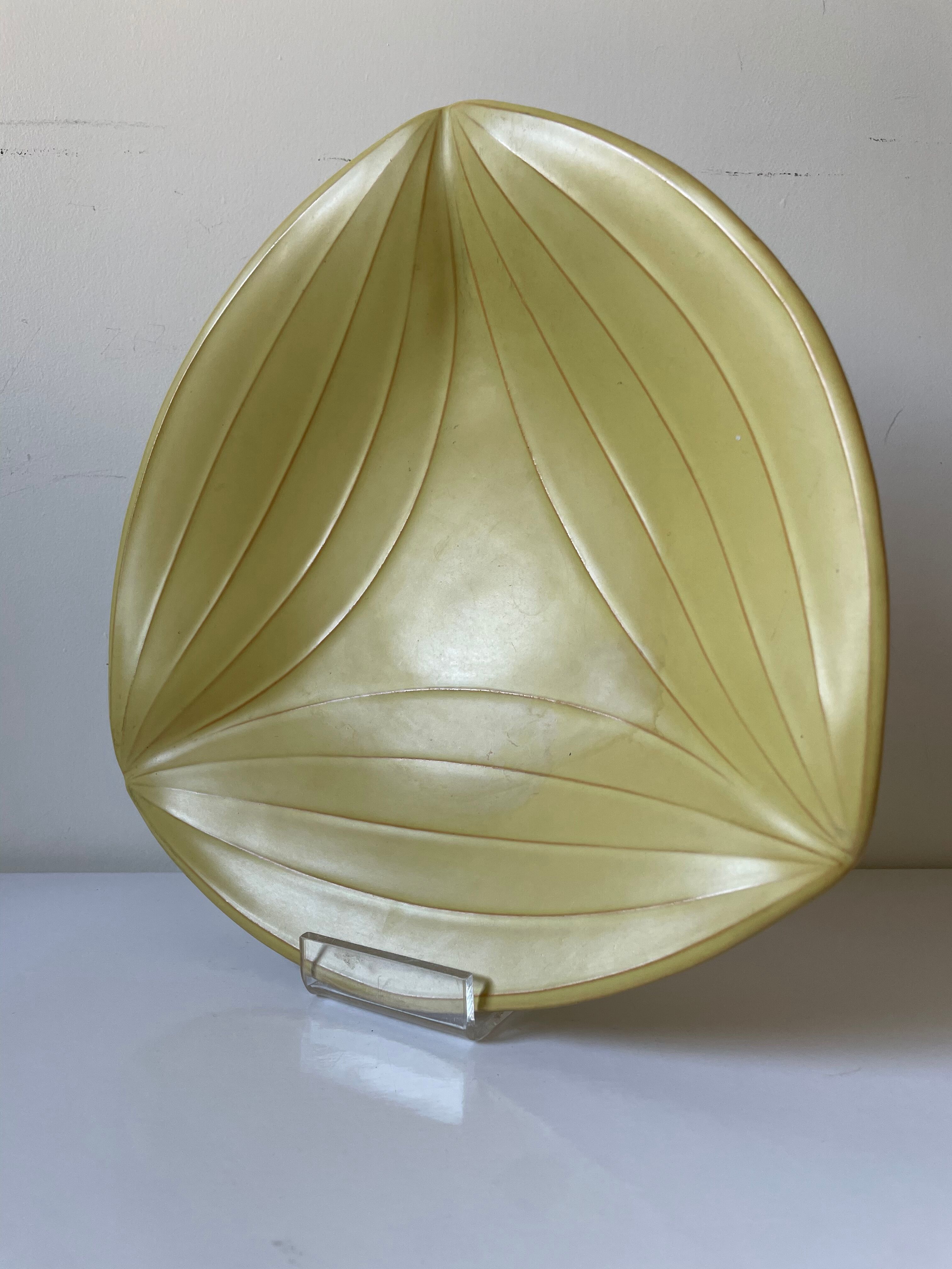 Danish 1950 Glazed Ceramic Decorative Bowl