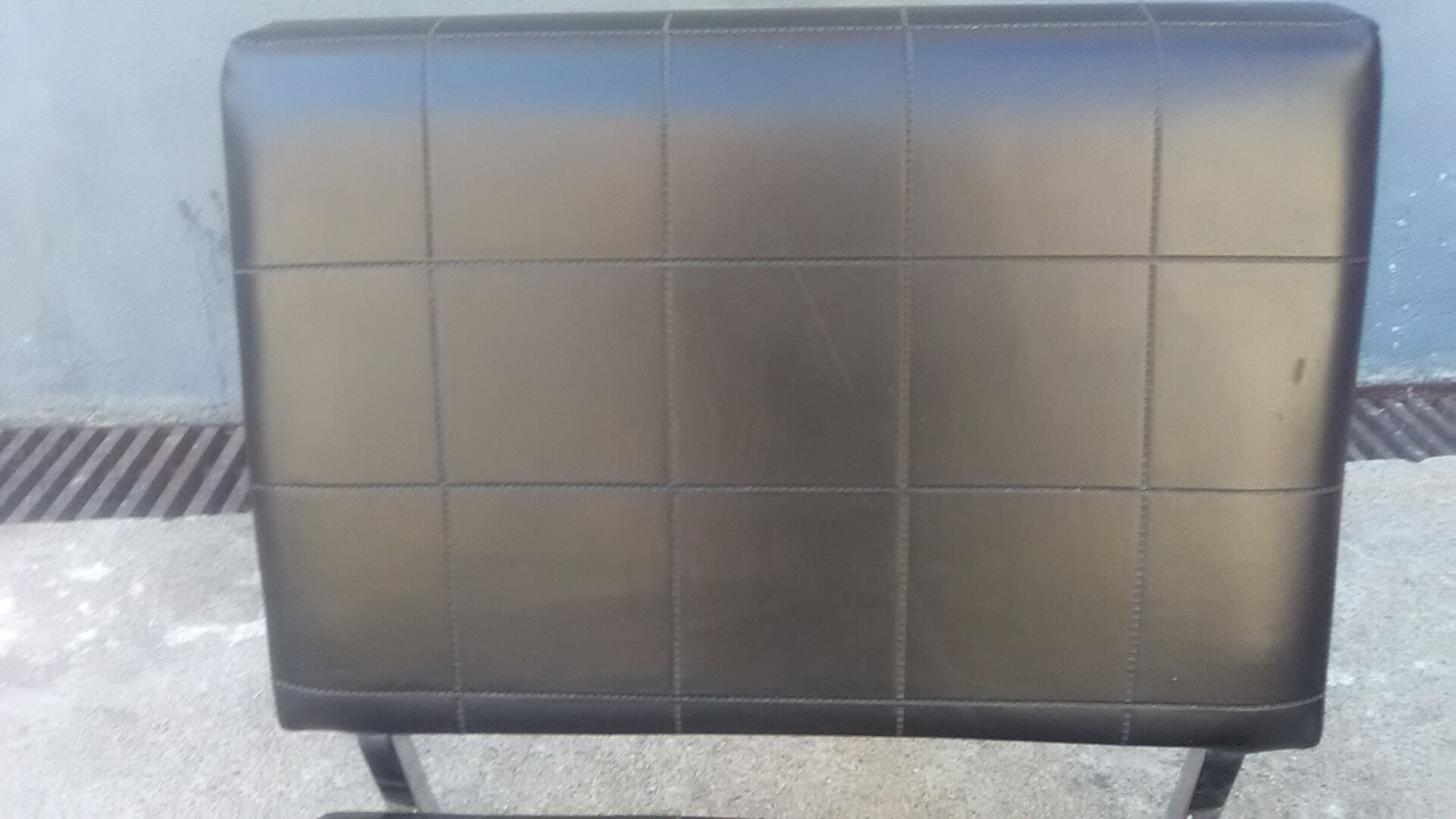 Pair of vintage skai armchairs