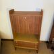 Secrétaire vintage compact placage acajou