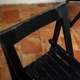 Paire de Chaise Aldo Jacober noir