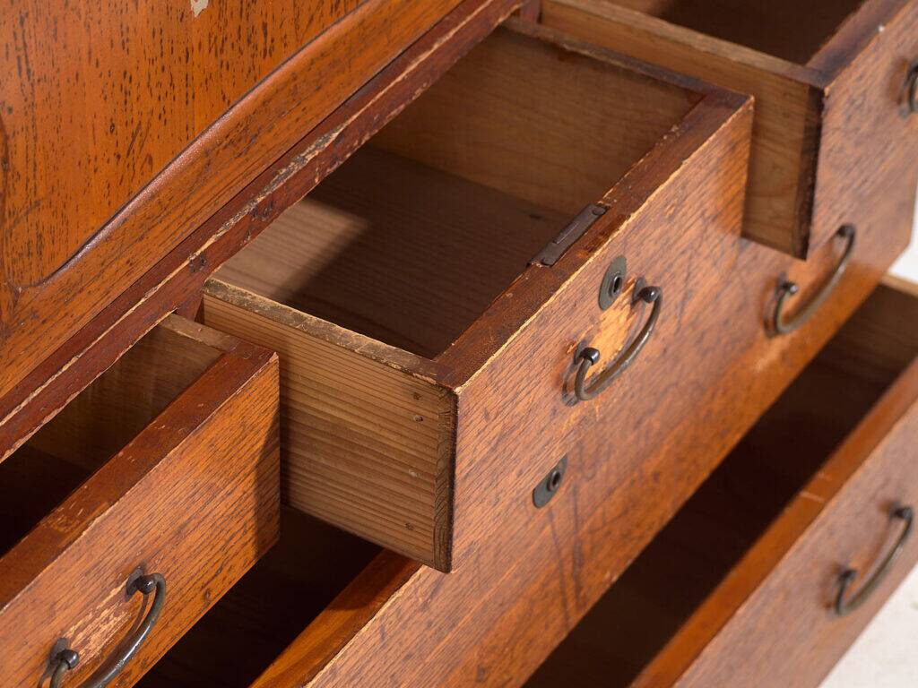 Antique Japanese commode – Taishō / Shōwa period (c. 1920-1970) #10