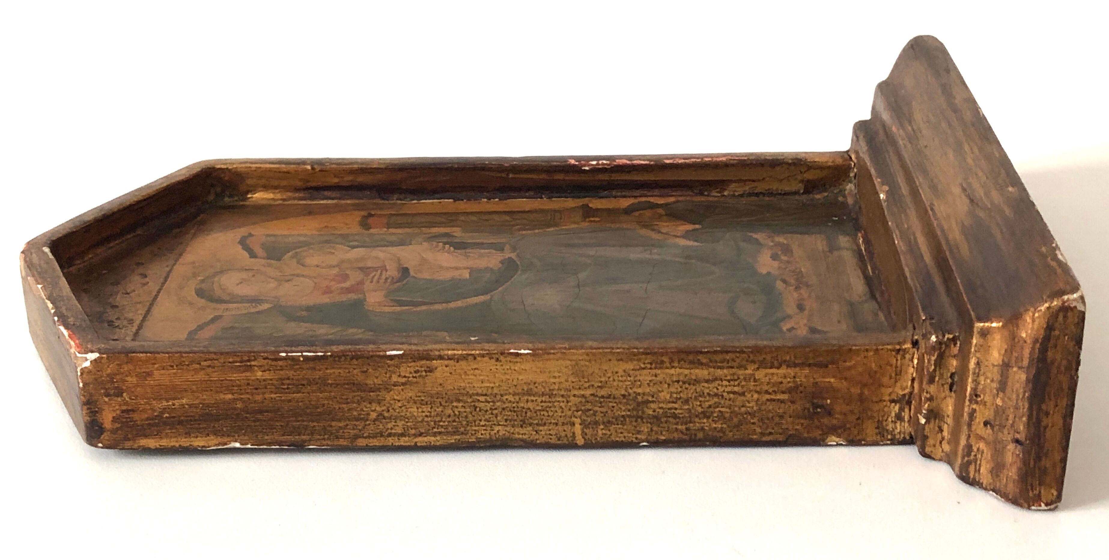 Italian icon in wood