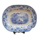 Plat à viande antique en grès du XIXe siècle représentant l'Eton College