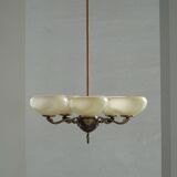 Chandelier with 5 arms by Paavo Tynell, model 1386/5 for Taito, Finland, 1930s.