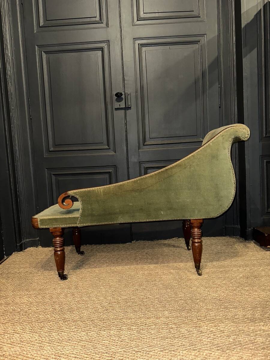 English mahogany daybed – 19th century