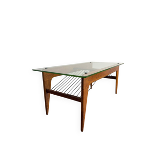 Table basse vintage de René-Jean Caillette – design moderniste années