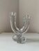 Vannes le Chatel crystal candle holder 1960