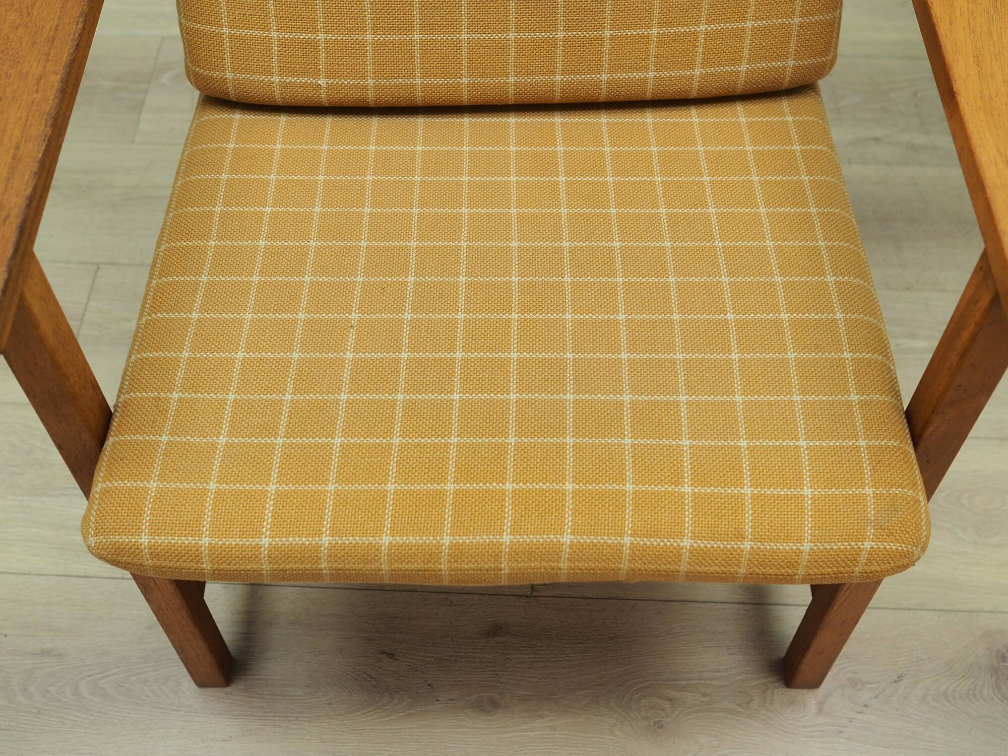 Yellow armchair, Danish design, 1970s, designer: Børge Mogensen