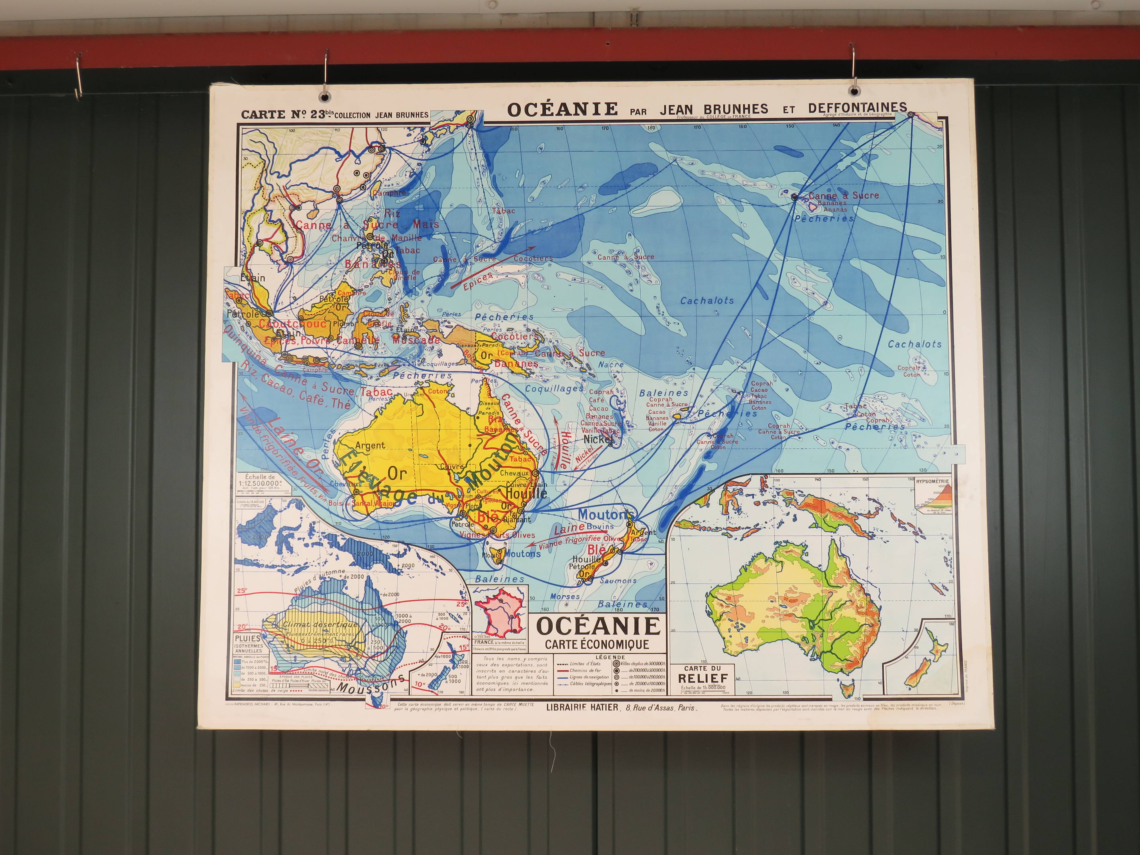 Old school card No.23 collection Jean Brunhes