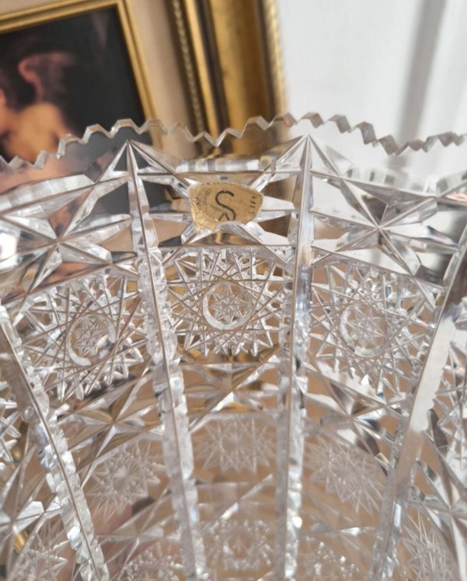 Vintage cut crystal vase – Schott Zwiesel