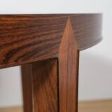 Mid-Century Round Rosewood Dining Table by Severin Hansen for Haslev Furnit