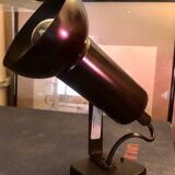 Black lacquered metal spotlight