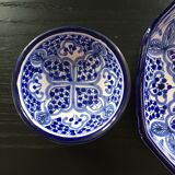 Set ceramics blue décor