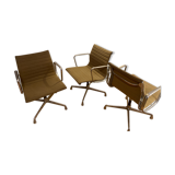 3 Eames EA 107 Chairs