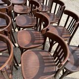Set of 17 bistro chairs with bars