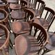 Set of 17 bistro chairs with bars