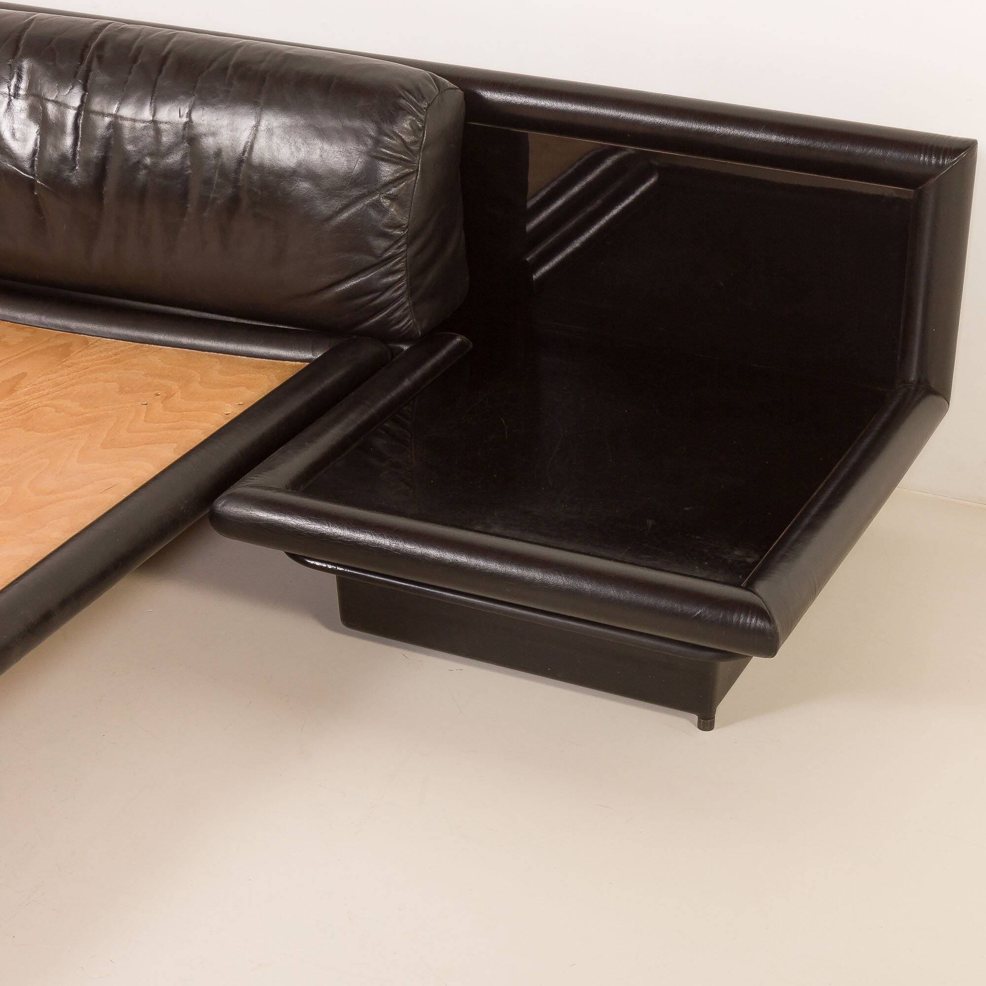 Lit Morna avec tables de chevet par Afra et Tobia Scarpa pour Molteni, années 1970.