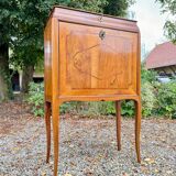 Louis XV Style Walnut Cabinet Secretary