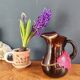 Vintage Spanish Sangria Carafe - Retro Amber Glass Jug