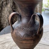 Etruscan style ceramic vase